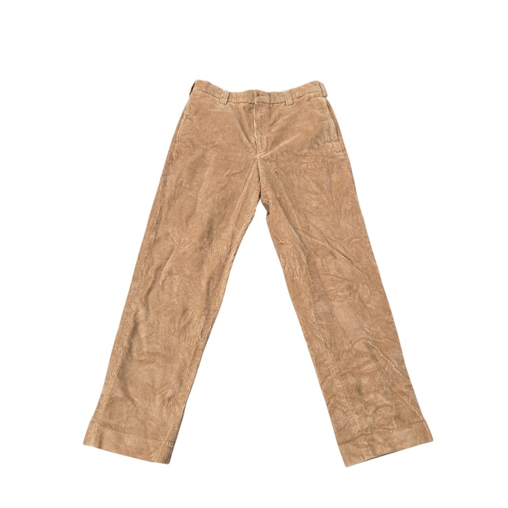 LL Bean Classic Fit Corduroy Pants Mens 33x30.5 Tan Brown Trousers
